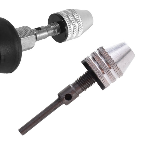 Steel Drill Chuck For Rotary Tools, 3Mm Round Shank, 0.33.4mm Clamping Range, Compatible For Electric Grinder, Engraving Machine, Nail Machine