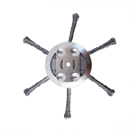 Steel Edge Pro Trimmer Head -Weed Eater Head,6-Blade Unbreakable Design,Wire Trimmer Head Replacement | Universal Fit for Lawn Mowers | Heavy-Duty Weed/Rust Removal | Cordless Trimmer Compatible