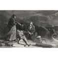 thumbnail image 1 of Steel Engraving By G Presbury From A Drawing By A Chisolm Of Cleveland's Rescue From Scott's Novel The Pirate, 1 of 3