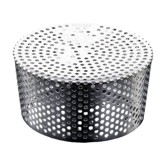 Steel Exterior Floor Drain with Barrier Fast drain Rustproof Steel Outdoor Drain Easy to Use for Yards Balcony