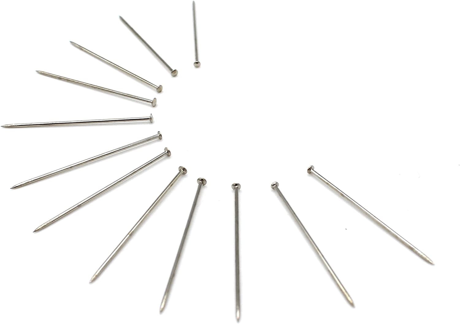 Steel Extra Fine Pins 1/2 Lb Premium Plated Steel 1 1/16 Inches ...