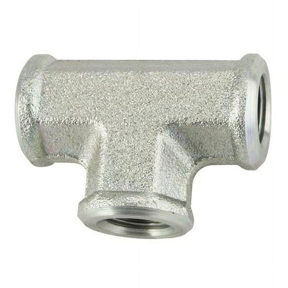 Steel Female 1/8 Inch NPT Tee Fitting