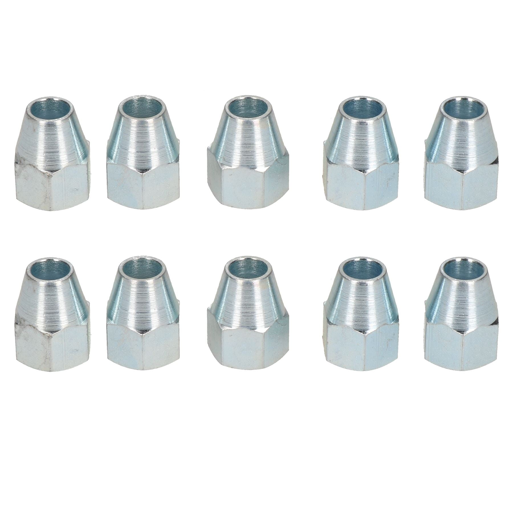 Steel Male Brake Pipe Union Fittings 3/8" X 24 UNF For 3/16" Brake Pipe 10pc