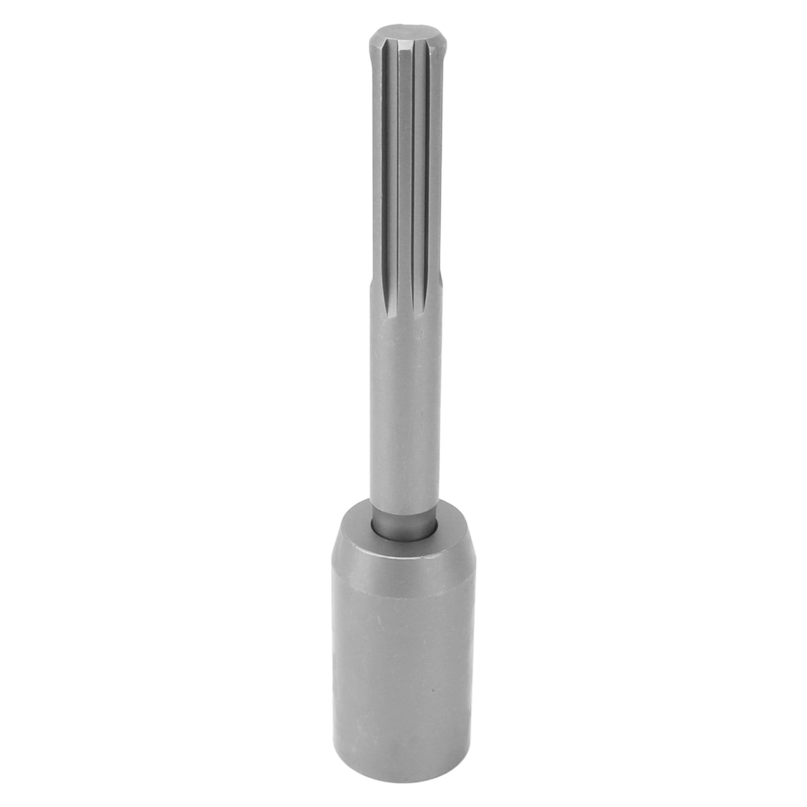 Steel Fence Post Driver 5 Pits Shank Handheld TPost Pounder Hammer Drill Attachment (20cm