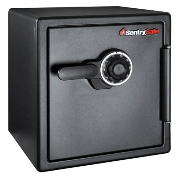 Steel Fireproof Waterproof Safe with Combination Dial, 17.8 in x 16.3 in x 19.3 in