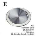 thumbnail image 1 of Steel Flap Flush Recessed Built-in Balance Swing Flap Lid Cover Trash Bin Garbage Can Kitchen Counter Top, 1 of 10