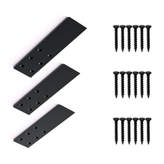 Steel Floating TV Cabinet Bracket Countertop Mounted Invisible Storage Solution