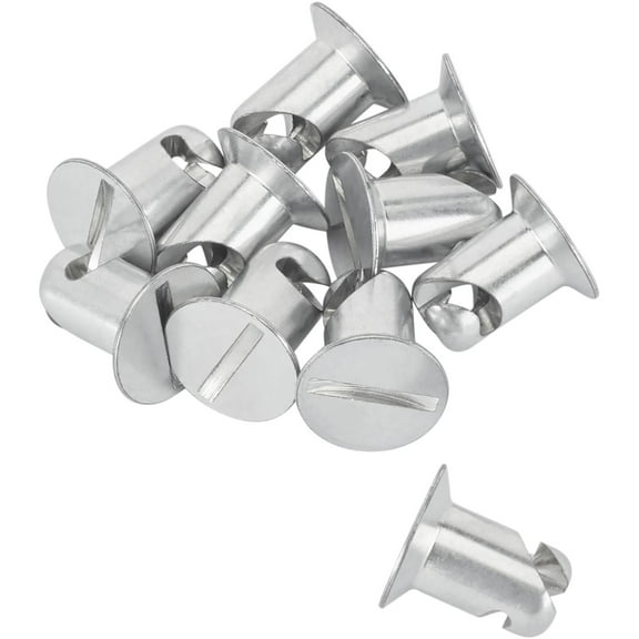 Speedway Motors Steel Flush Mount Quarter Turn Fasteners .550 Inch Grip Zinc Plated Panel Hardware for Body Panels Hoods Access Doors Universal Fit 10 Pack
