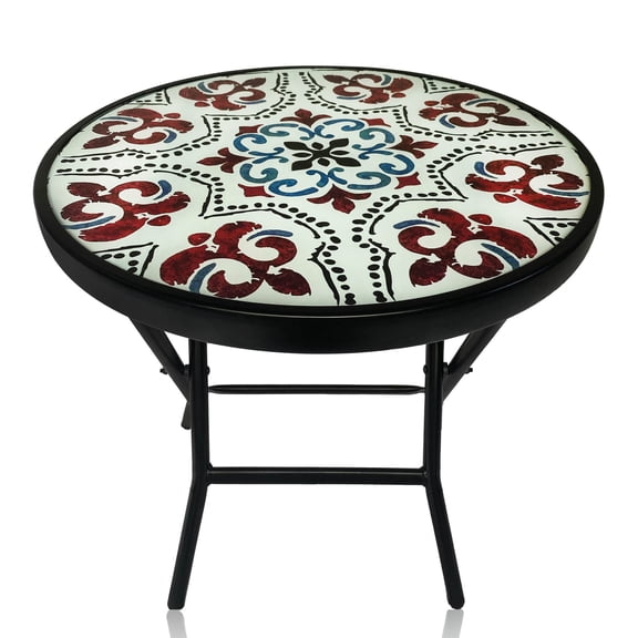 Steel Foldable Table - 18"