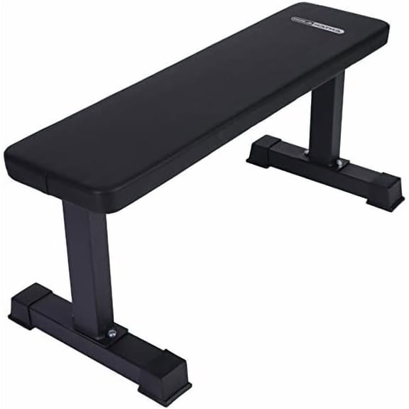 Steel Frame 600 Lbs Capacity Foam Padded Flat Weight Fitness Equipment Home Gym Freeweight Barbell Bench for Strength Full Body Exercise$$Sport & Recreation Other