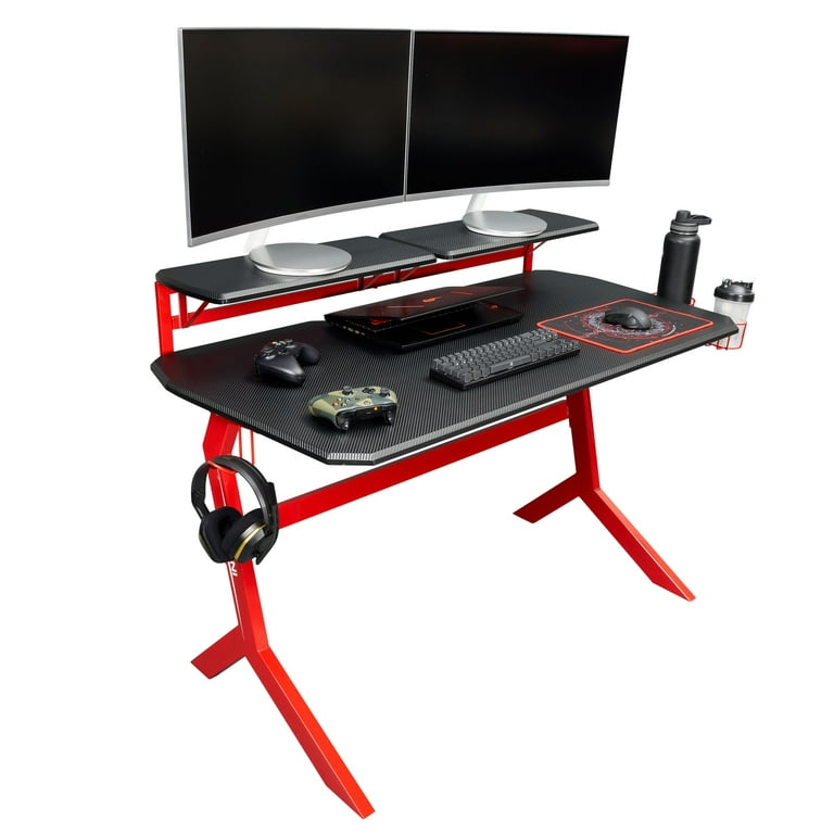 Steel Frame Game Station PC Gaming Table Minimalist Style ESports