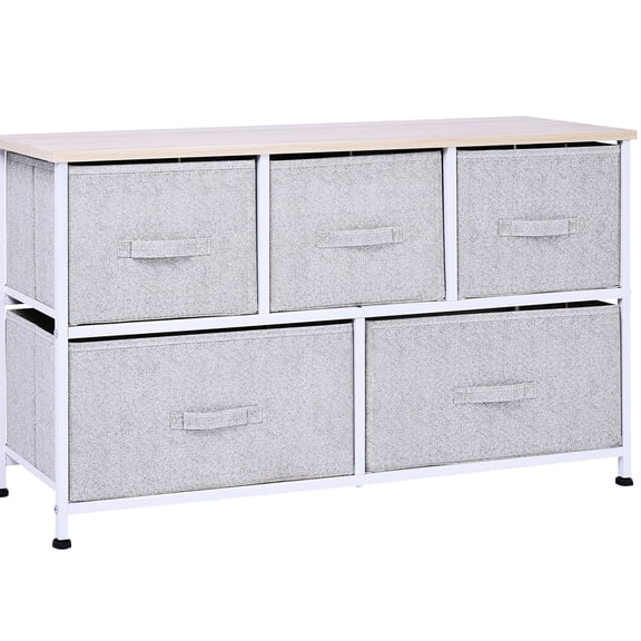 Steel Frame Horizontal Storage Unit / Use as TV Stand or Sideboard