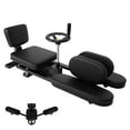thumbnail image 1 of Steel Frame Leg Stretcher, 62.2" Black Leg Stretching Split Machine with 6" PU Cushion & 0~240° Range, 330 LBS Flexibility Stretching Machine with 360° Casters, for Gym, Dance Room, 1 of 7