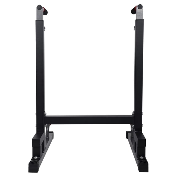 Steel Frame Multi-Functional Home Gym Exercise Fitness Dip Stand Station with Adjustable Height, 500 Pound Capacity, Multiple Colors