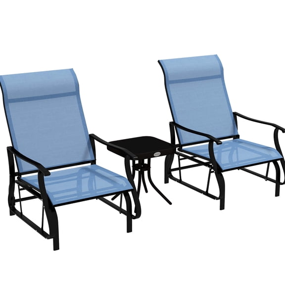 Steel Frame Set - Comfortable Arm - Garden Chill - Durable Outdoor Furniture
