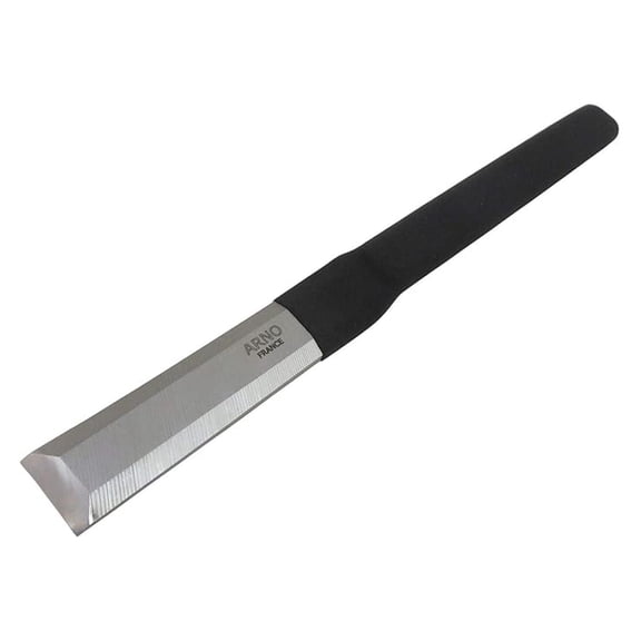Steel Framing Chisel 25mm (1 Inch) - 12 Inch Timber Framing Slick Chisel - Forged Steel, RC 58-60, PVC Handle