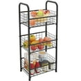 3Tier Steel Freestanding Bathroom Shelf Stand Metal Storage Rack for