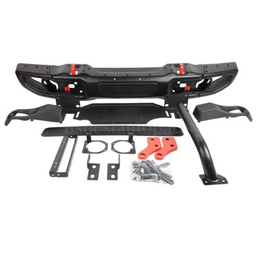 Steel Front Bumper Fit For Jeep JK Wrangler 07-18 Rubicon 10th Anniversary Style