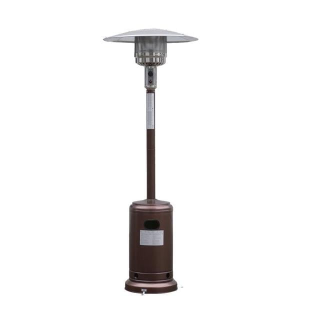 87-Inch Bronze Propane Outdoor Patio Heater with Emergency Shut Off