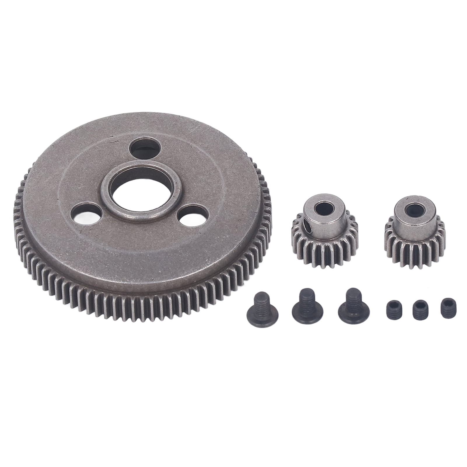 Steel Gear Set for Traxxas Slash 2WD 1/10 86T Spur Gear with 19T and
