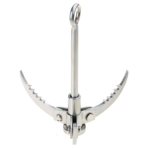 7829 Rock Climbing Hook Flying Claw Grappling Hook Survival Hook Steel Outdoor Claw Tool Climbing Grappling Hook