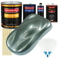 thumbnail image 1 of Steel Gray Metallic Gallon URETHANE BASECOAT CLEARCOAT Car Auto Paint FAST Kit, 1 of 4