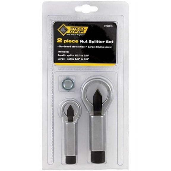 Steel Grip 2 Piece Nut Splitter Set
