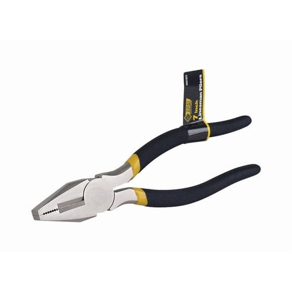 Steel Grip 2261923 7 in. Drop Forged Carbon Steel Linesman Pliers