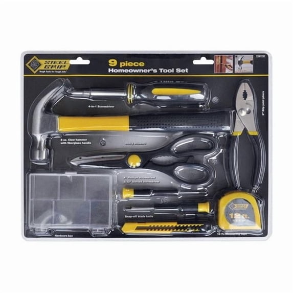HOMEOWNER TOOL SET 9PC