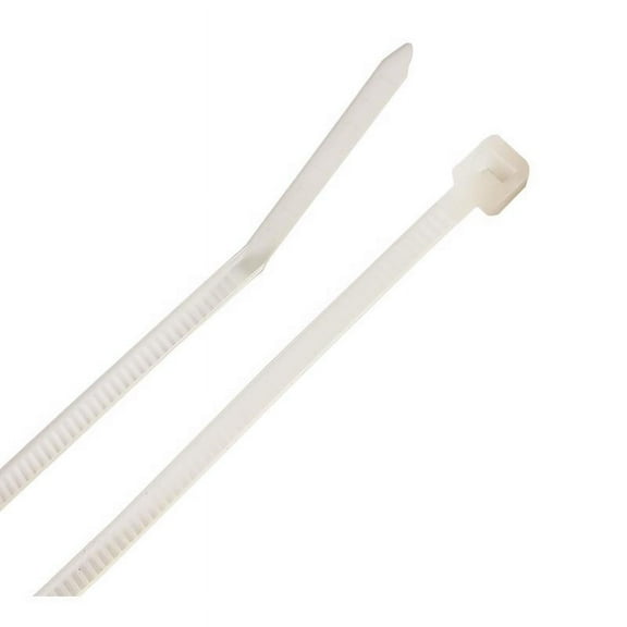 Steel Grip 3004708 4 in. Cable Tie, White - Pack of 100