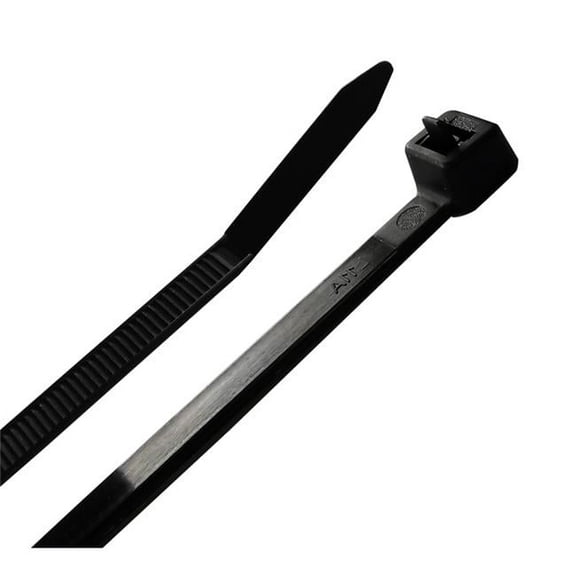 Steel Grip 3004720 8 in. Cable Tie, Black - Pack of 25