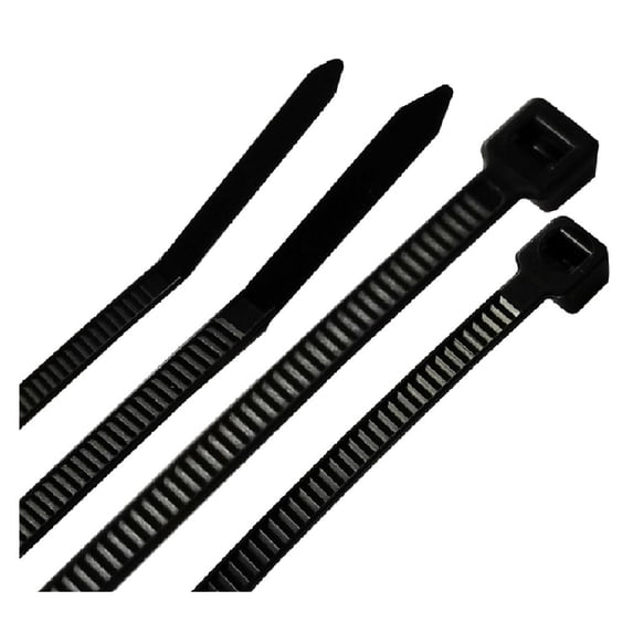CABLETIE 4&8"" BLK (Pack of 1)