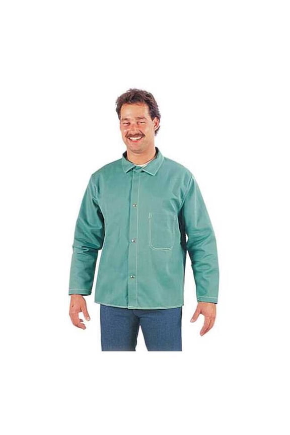 FR Jacket, L, 12 oz Cotton, Snaps Closure WC 16750