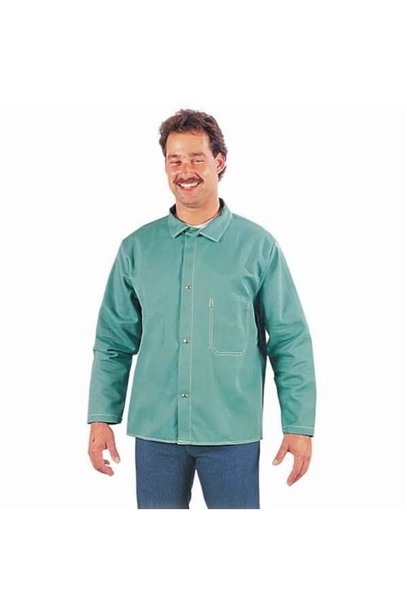 FR Jacket, L, 12 oz Cotton, Snaps Closure WC 16750