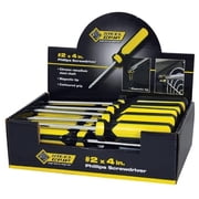 Steel Grip No.2 x 4 in. Phillips Screwdriver Counter Top Display Steelgrip - pack of 24