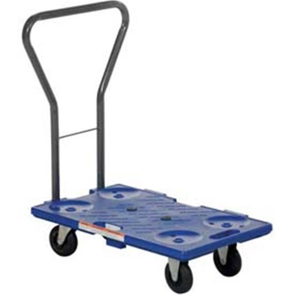 Steel Handle for Plastic Dolly - Black - 26in. - Optional Accessory
