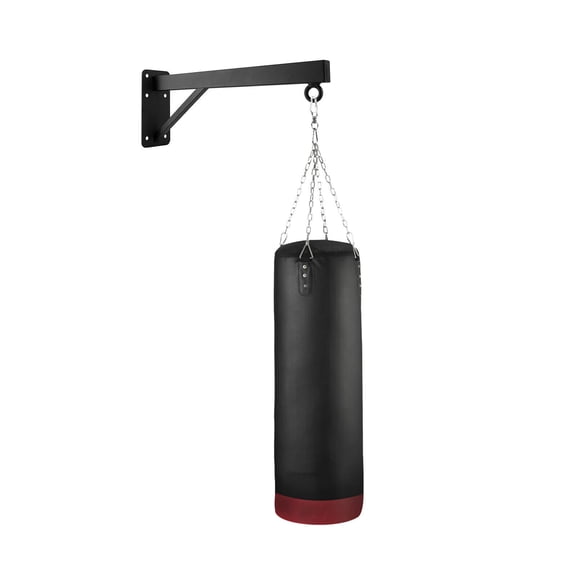 Steel Heavy Punching Bag Wall Mount Hanger, 551lbs Load Capacity Triangular Support Bracket with Carabiner for Boxing Training