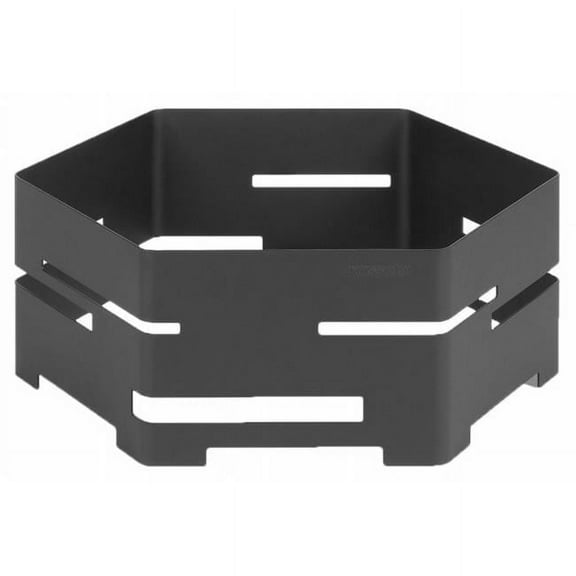 Steel Hexagon Buffet Riser - Black - Large