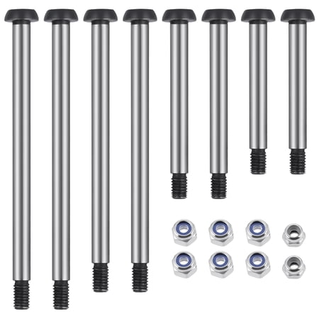 Steel Hinge-Pin Set Titanium Nuts Kit Upgrade Part TRX Slash 2wd RC Crawler Car