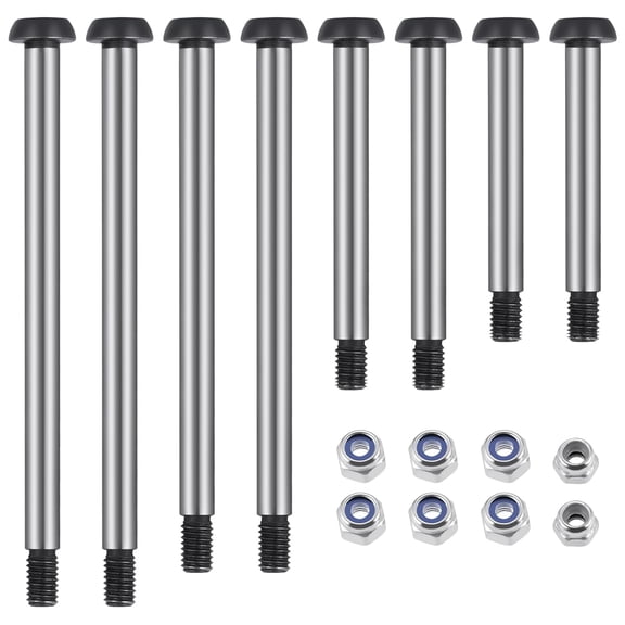 Steel Hinge-Pin Set Titanium Nuts Kit Upgrade Part TRX Slash 2wd RC Crawler Car