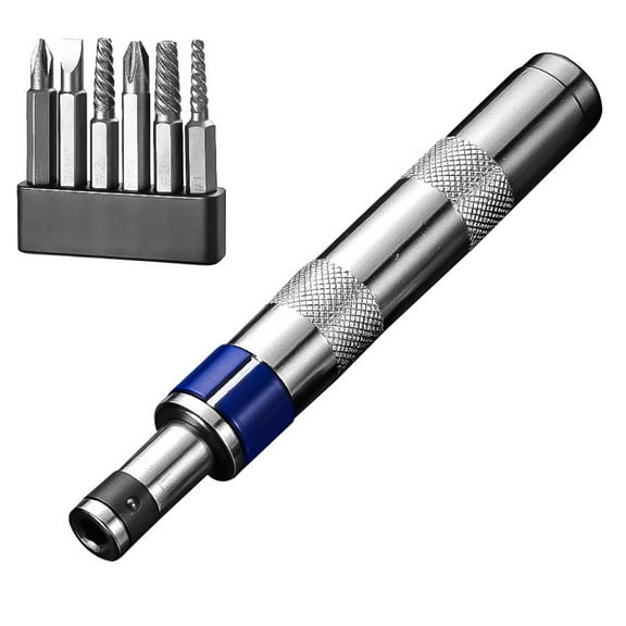 Steel Impacts Screwdriver Set Detachable Head Reversible Direction Driver Chisels Bit Tool For Industrial Repairs