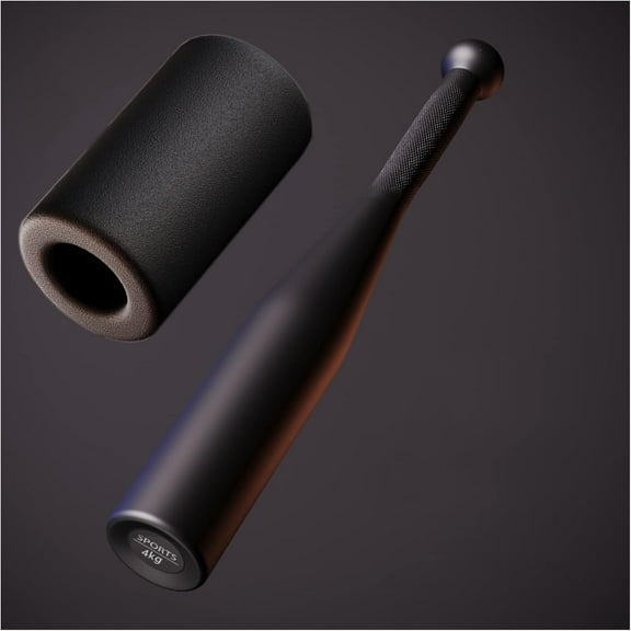 Steel Indian Clubs for Training 8.8LB 13.2LB 17.6LB 22LB Steel Club for Fitness Exercise Mace Exercise Club for Men & Women's Strength Training & Full Body Workouts Weighted Club Bar,4kg/8.8lb