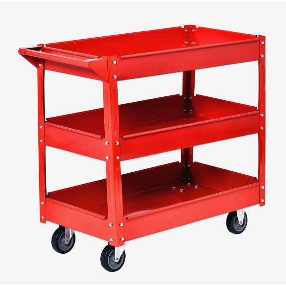 Steel Industrial Commercial Service Cart, 220 lb.