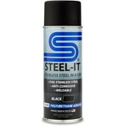 Steel-It 1012D Polyurethane, Industrial Paint Coatings, Weldable, Easy to Apply - Black (1 Pack)