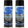 thumbnail image 1 of Steel-It 1012D Polyurethane, Industrial Paint Coatings, Weldable, Easy to Apply - Black (2 Pack), 1 of 3