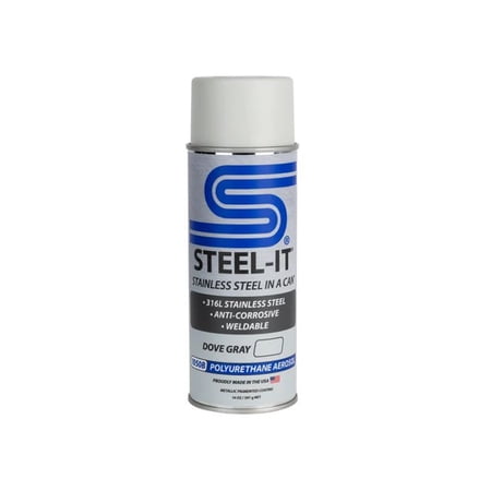 Steel-It 1050B Polyurethane Topcoat, Industrial Paint Coating, – Dove Gray (1 Pack)