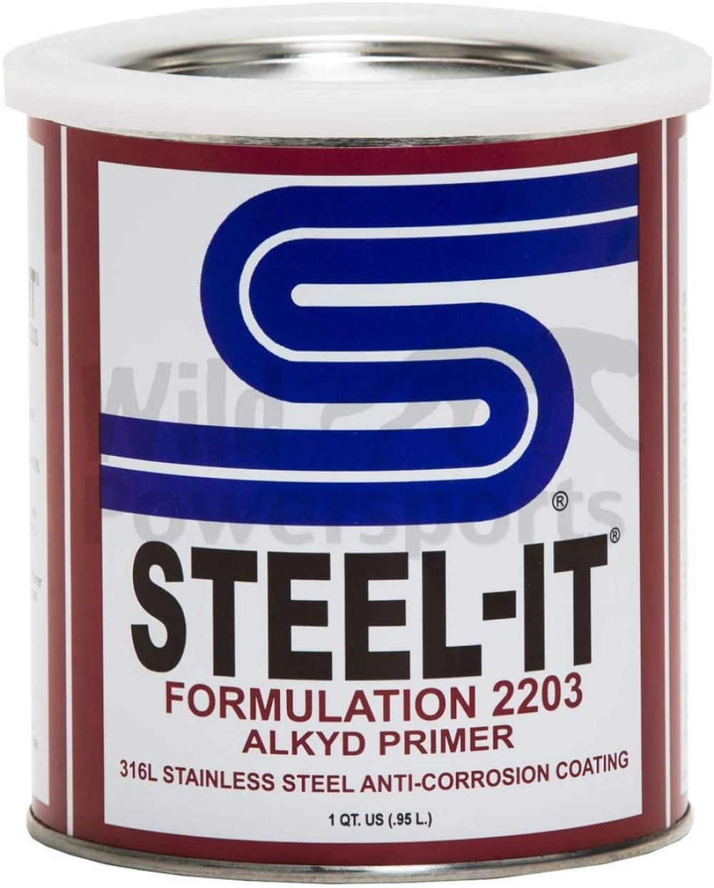 Steel-It 2203Q Alkyd Primer Polyurethane Topcoat - Steel Gray, 1 Quart