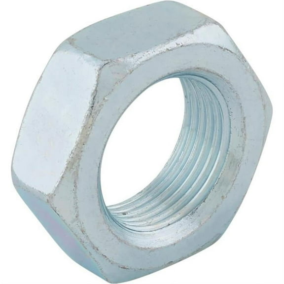 Speedway Motors Steel Jam Nut 1-14 RH Fine Thread, Zinc Plated Lock Nut for Rod Ends Heim Joints and Tie Rod Ends, 1 Inch-14 NF, Sold Individually