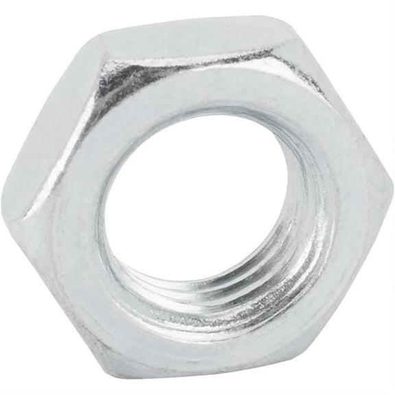 Steel Jam Nut, 7/16 Inch-20 RH Fine Thread