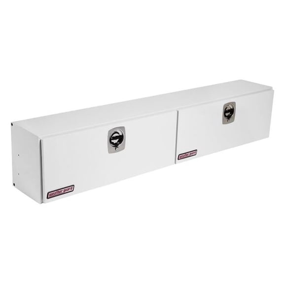 Steel Jumbo Super Side Truck Box, White - 24 x 16.25 x 96.25